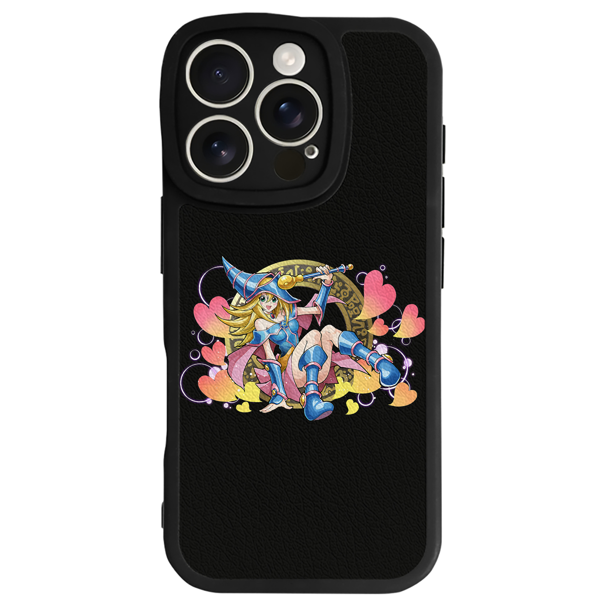 （画像用） 遊☆戯☆王 Yu-Gi-Oh! 【iPhone 16シリーズ対応】シリコンスマホケース（レザー調） 材質：シリコン